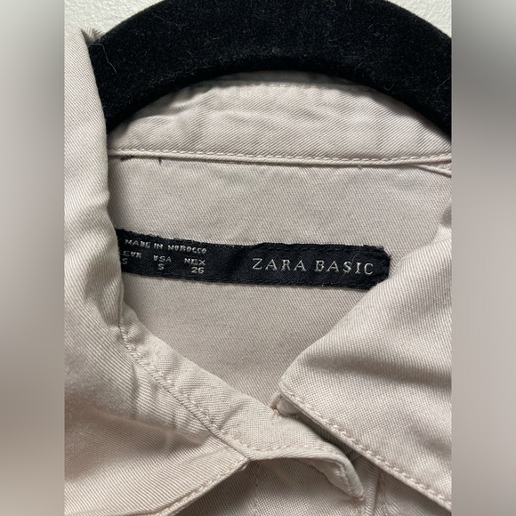 Zara Lyocell Button Down Shirt - Picture 3 of 7